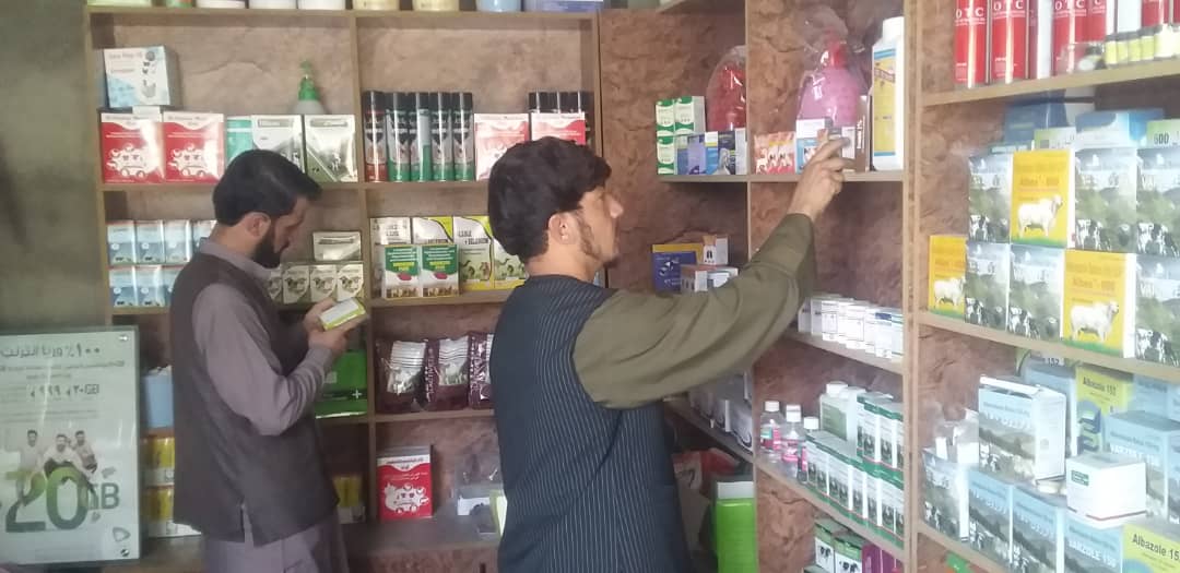 از جریان فروش محصولات حیوانی ولسوالی عنابه ولایت پنجشیر نظارت به عمل آمد