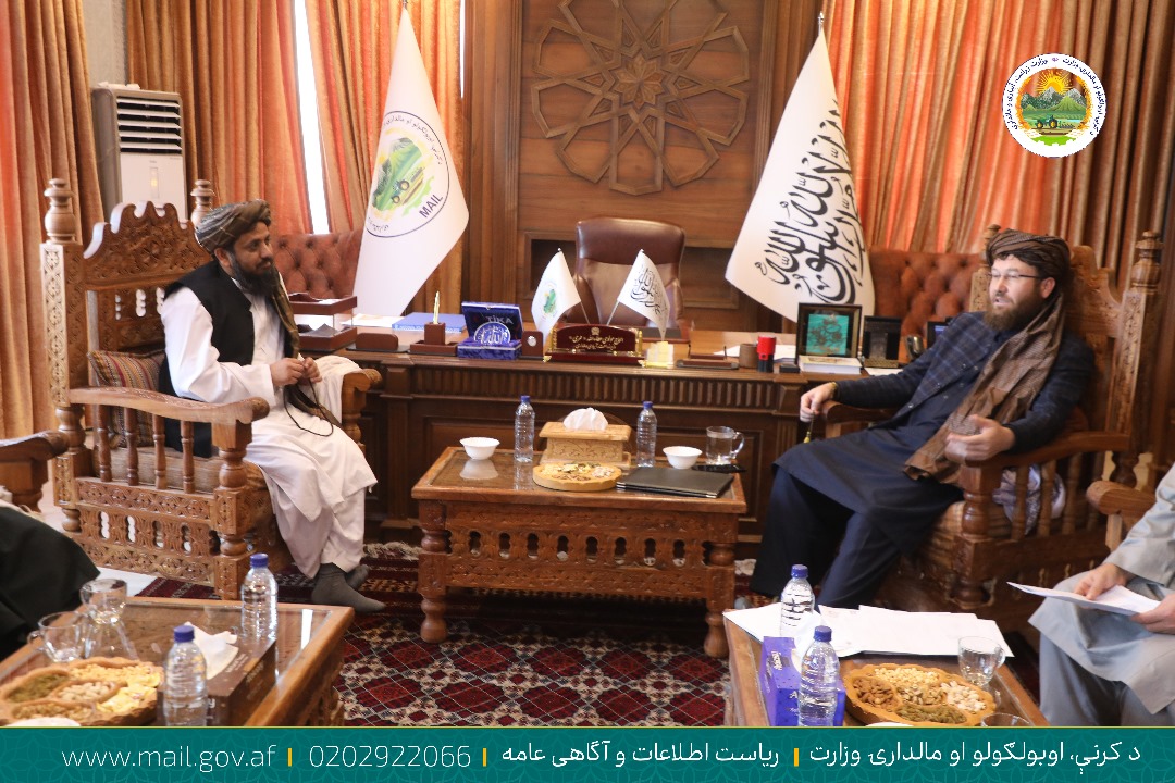 دیدار وزیر زراعت با معاون شاروالی کابل