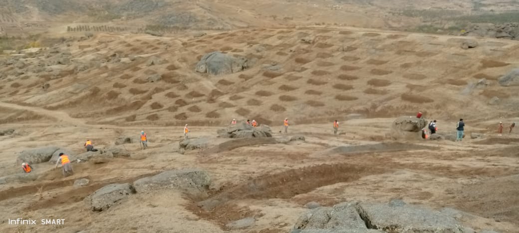 نظارت از جریان کار پروژه‌های آبیاری و زراعتی در ولایت دایکندی