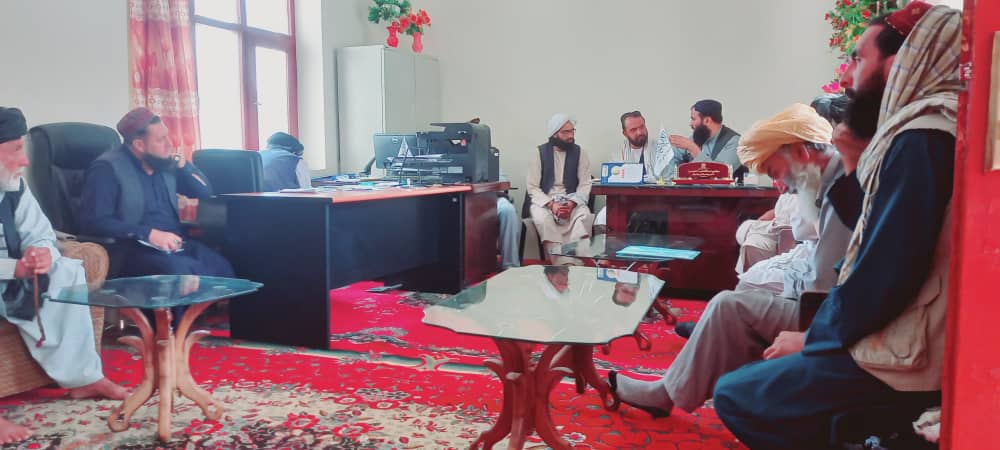 ګربز او ټنیو ولسوالیو ته دخوست دکرنې ریاست د پلاوي سفر