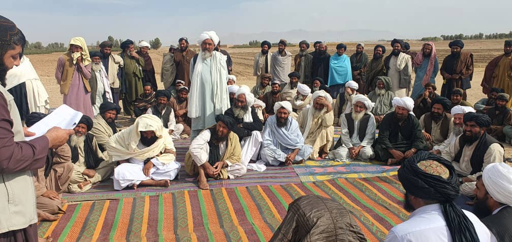 د صنعتي پارک د ځمکې ارزونې په موخه نهر سراج ولسوالی ته د هلمند دکرنې رییس سفر 