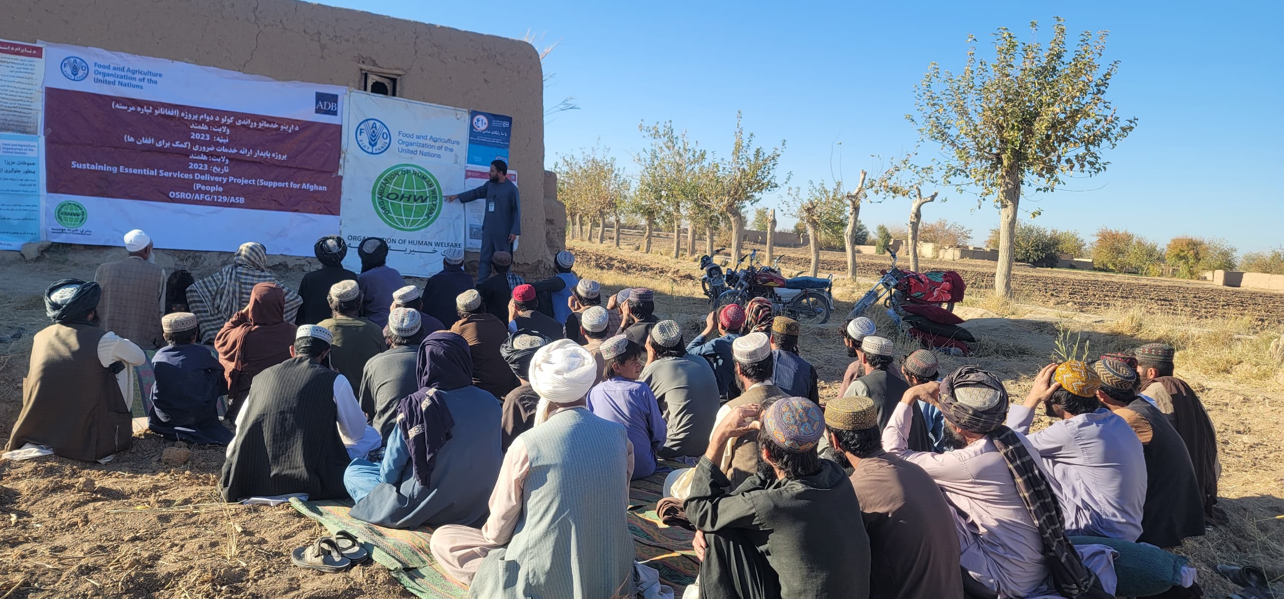 د هلمند مارجه کې یوشمېر بزګران وروزل شول