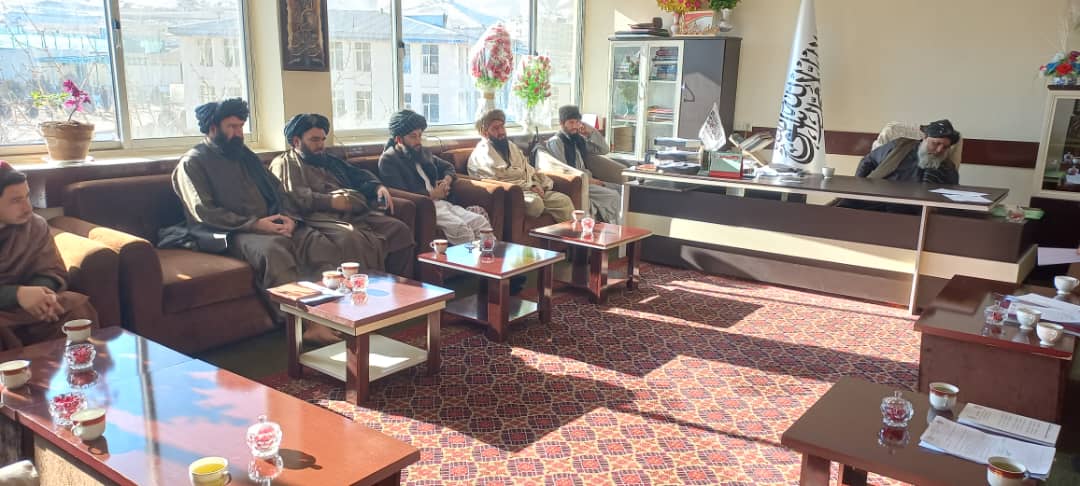 برگزاری جلسه اعضای هیئت تخنیکی جلوگیری از غصب ولایت بامیان مسوولان محلی آن ولایت