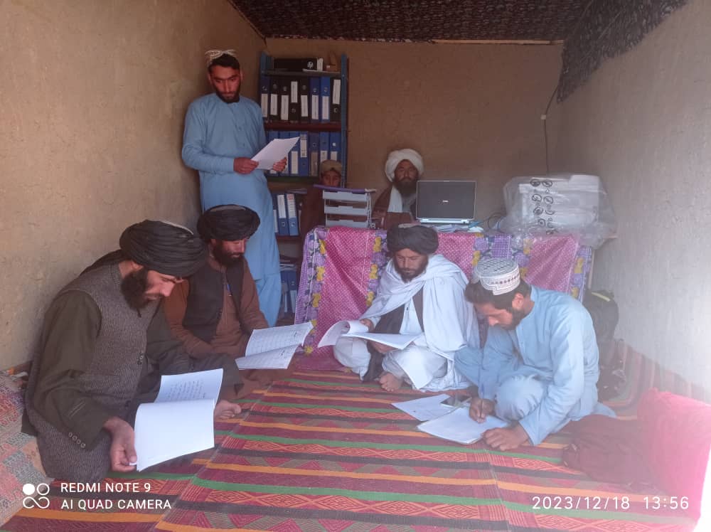 ورکشاپ آموزشی جهت ارتقای ظرفیت کارمندان زراعت ولسوالی کجران ولایت دایکندی دایر گردید