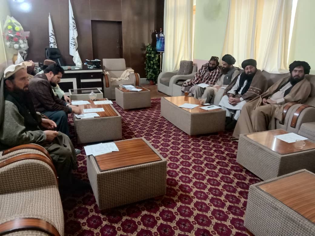 ننګرهار کې د ځمکو غصب مخنیوی او غصب شویو ځمکو بېرته راګرځولو تخنیکي کمېټې غونډه دائره شوه