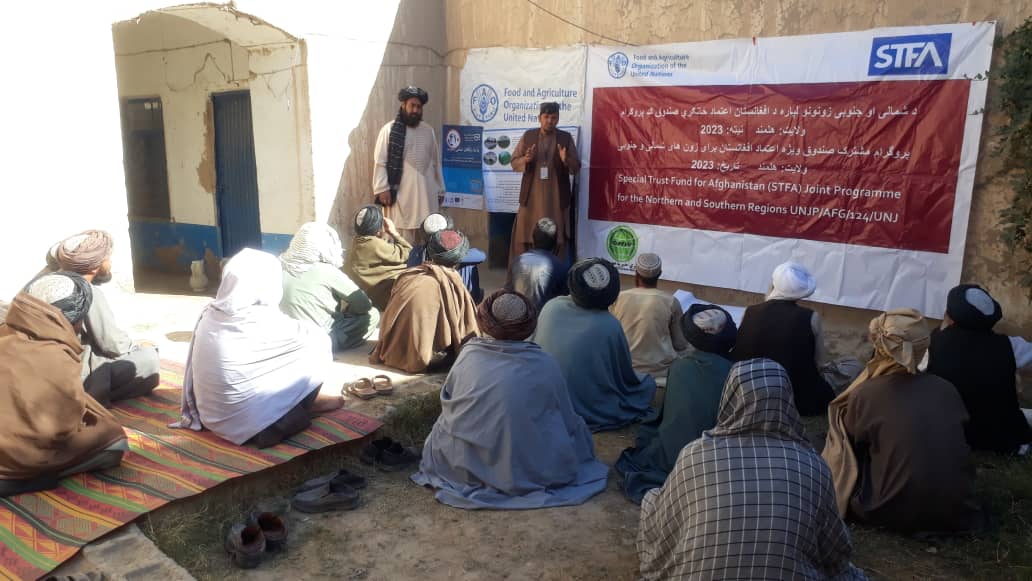 دهلمند ولایت د کرنې، اوبولګولو او مالدارۍ ریاست اړوند د سنګین ولسوالی د کرنیزو خدمتونو مدیریت لخوا، د بشري خیریه مؤسسې په مالي همکارۍ ٥٠  تنو کرونده ګرو ته له شنو خونو څخه د ګټې اخیستنې په برخه کې روزنه ورکړل شوه.