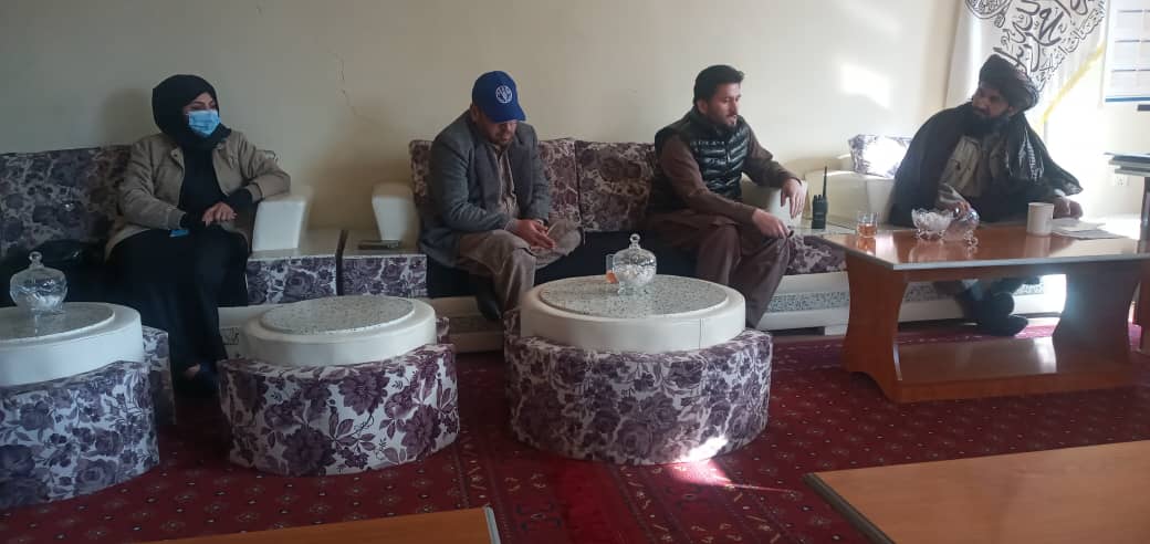 ریس زراعت ولایت تخار با مسول سازمان خوراک و زراعت در زون شمال شرق دیدار کرد