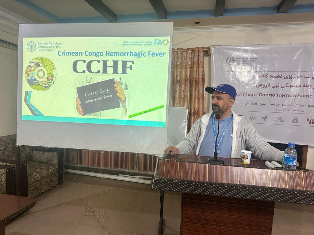 ننګرهار کې ۱۰۰ قصابانو ته د کانګو وینه بهیدونکي تبې ناروغۍ په هکله روزنه ورکړل شوه