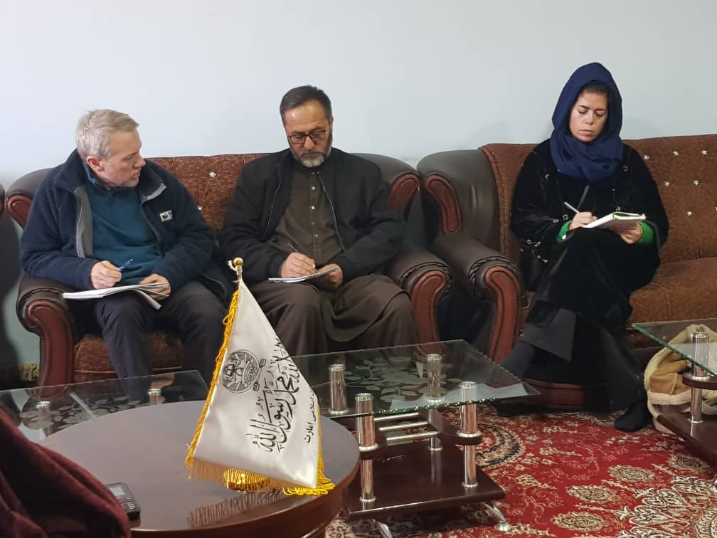 دیدار رئیس زراعت دایکندی با نماینده گان دفتر یونما 