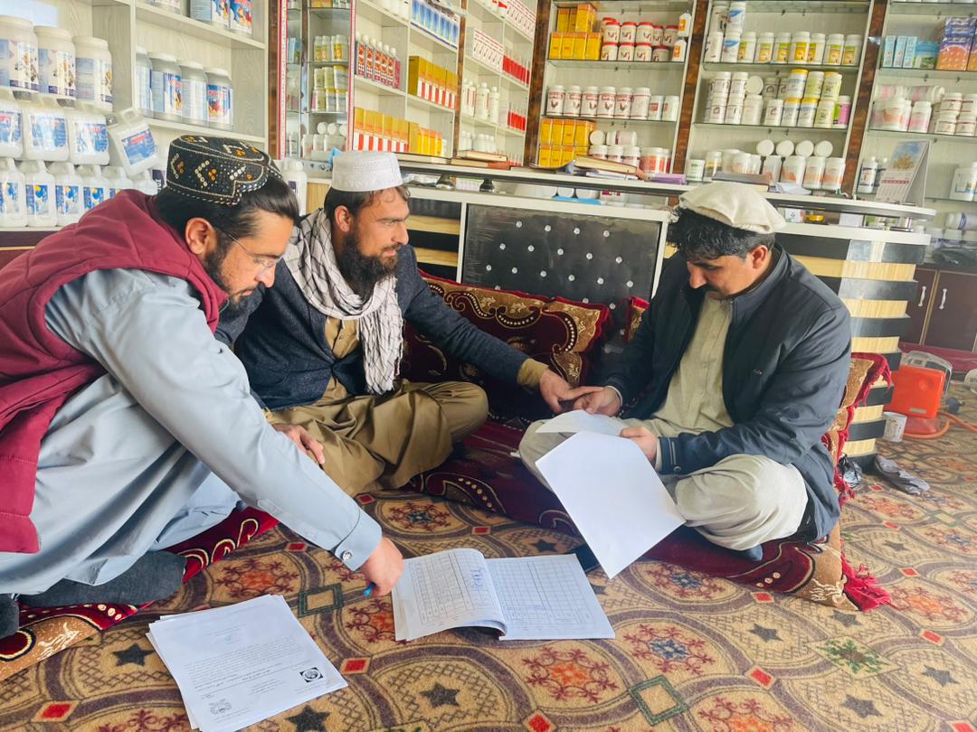 خوست کې د چرګانو خوراکي توکو شرکتونو څخه څارنه وشوه