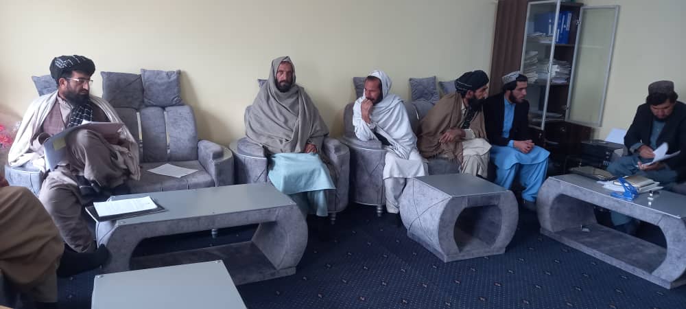 خوست کې د ځمکې غصب او غصب شويو ځمکو بېرته راکرځولو کمېټې غونډه دائره شوه