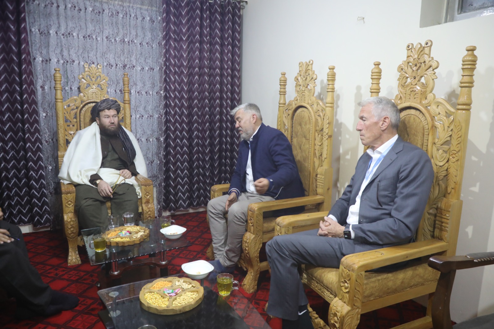 په افغانستان کې د ملګرو ملتونو د خوړو او کرنې ادارې رییس سره د کرنې وزیر لیدنه
