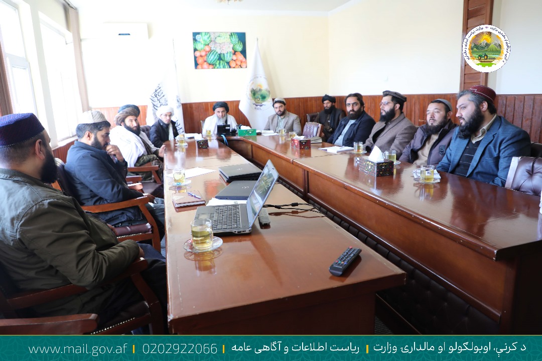 معین مالی و اداری وزارت زراعت با مسوولان ریاستهای اداری و تکنالوژی معلوماتی دیدار کرد