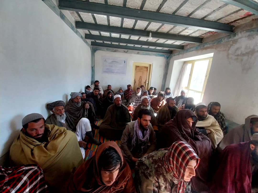 د میدان وردګو سیداباد کې پر ۱۵۰ کورنیو د روب او مربا جوړولو توکي ووېشل شوې  