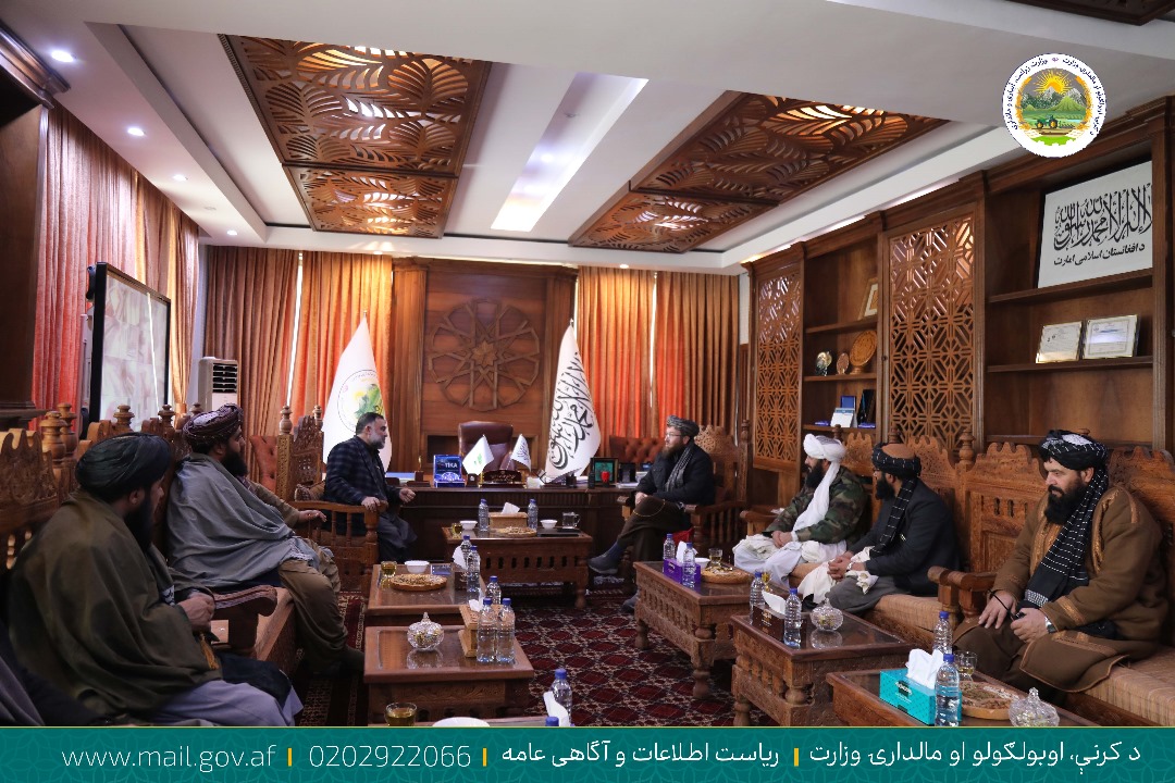 دیدار وزیر زراعت با رییس مرکز نمایشگاههای افغانستان