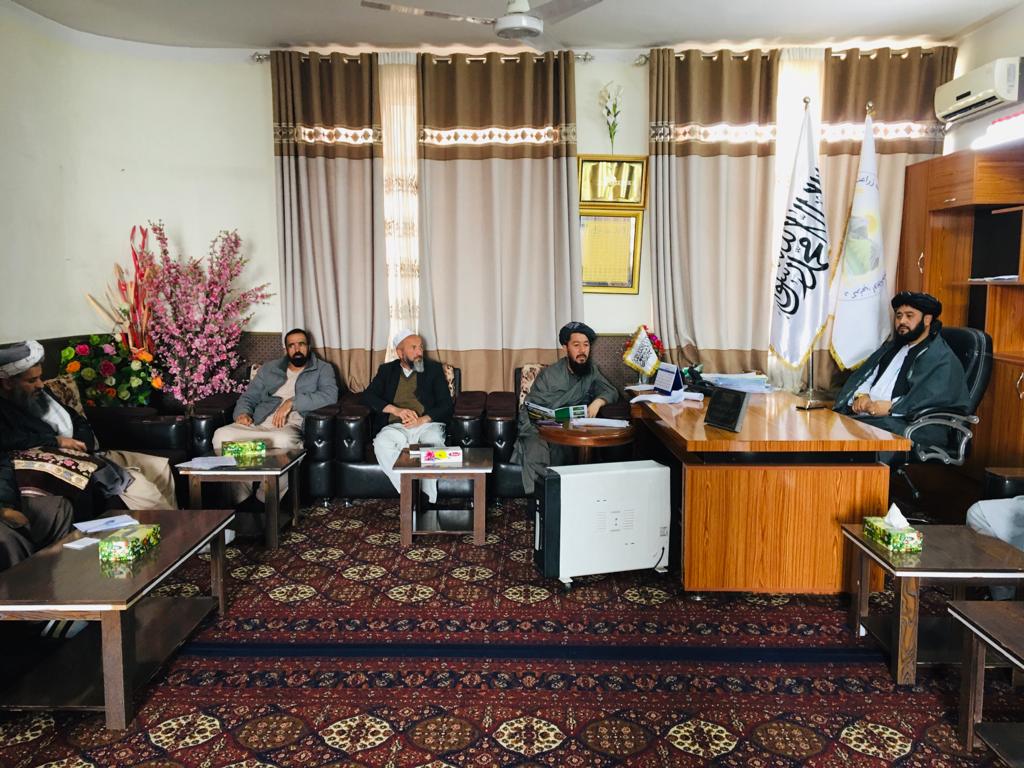 دیدار رئیس زراعت بلخ با نمایندگان شرکتهای تولید تخمهای اصلاح شده بذری