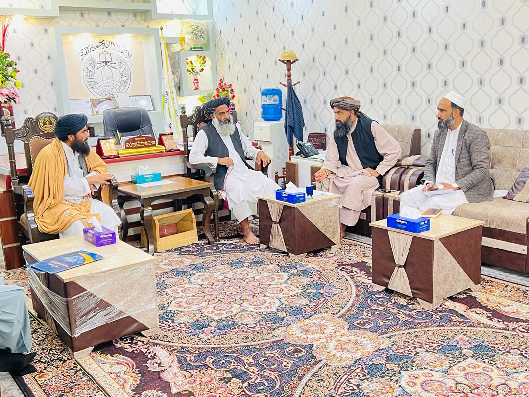 دیدار رئیس زراعت ولایت کندز با مسئولان شرکت دولتی سپین زر