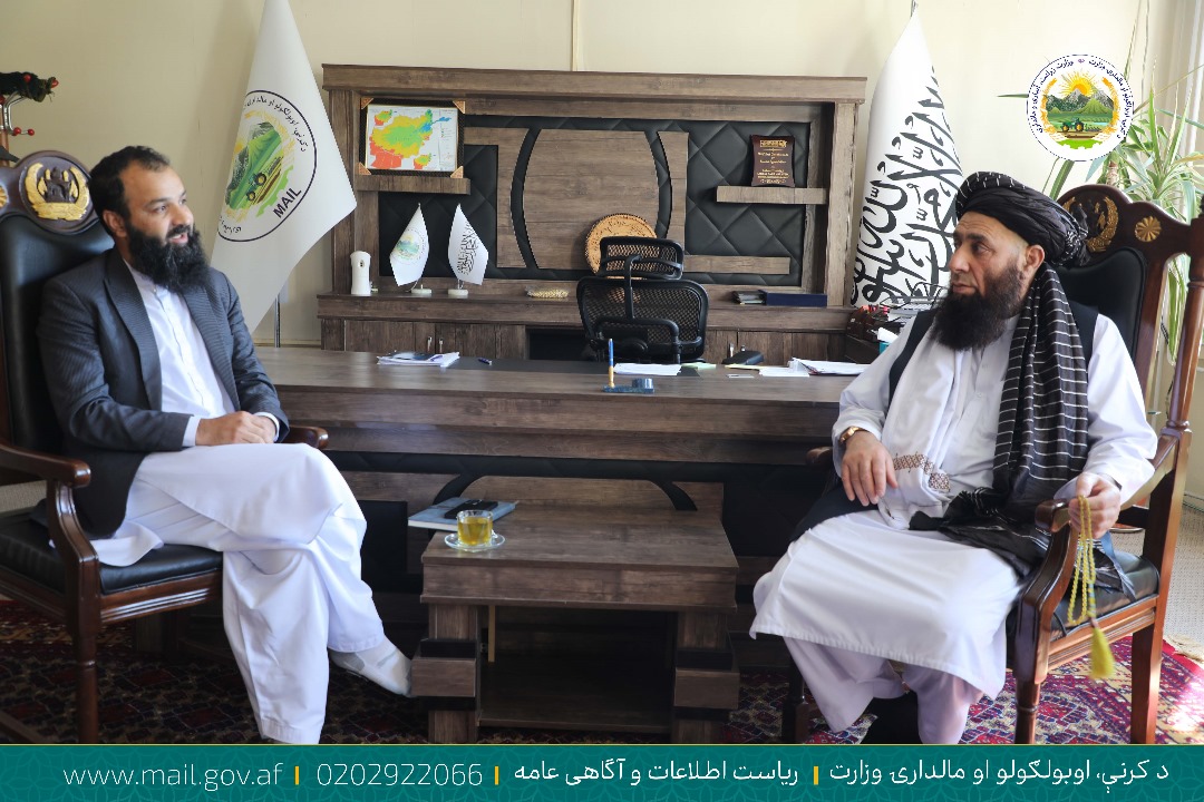 دیدار معین زراعت و مالداری با مسوول برنامههای بشردوستانه کمیته ناروی در افغانستان