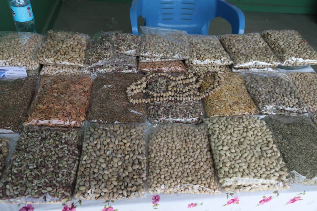 میوه‌های خشک ولایت‌های مختلف کشور در سی‌ومین نمایشگاه  محصولات زراعتی به روایت تصویر