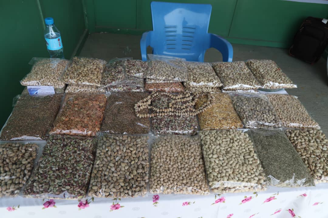 میوه‌های خشک ولایت‌های مختلف کشور در سی‌ومین نمایشگاه  محصولات زراعتی به روایت تصویر