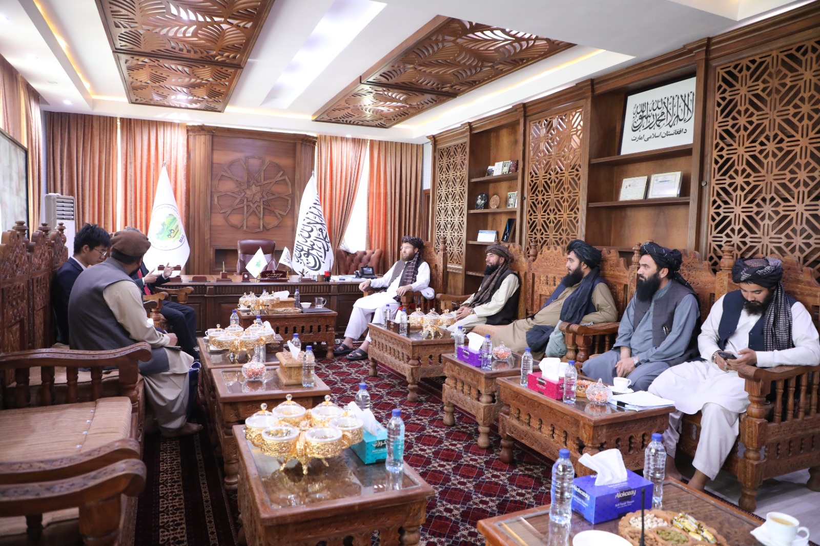 دیدار وزیر زراعت با سفیر چین در افغانستان