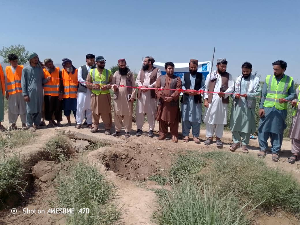 فراه کې د اوبولګولو د یوې پروژې چارې پیل شوې