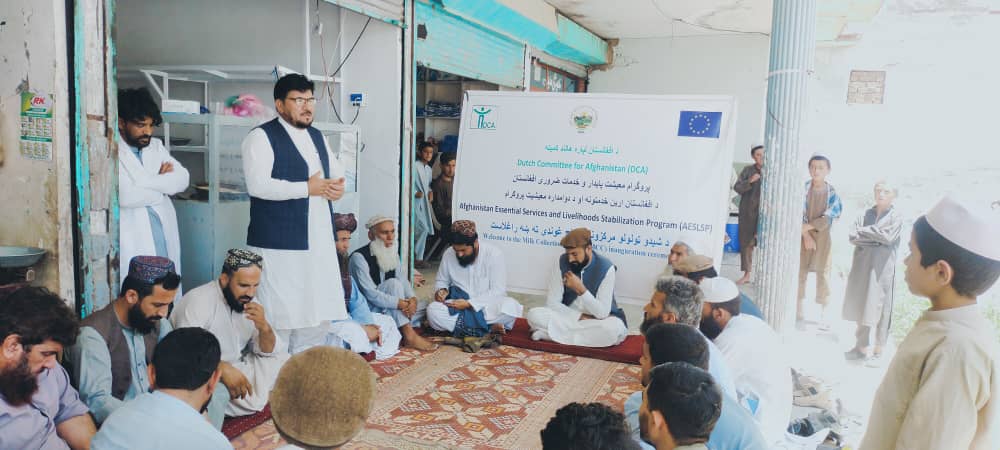 ننګرهار کې لبني محصولاتو ته د بازار موندنې په موخه د شېدو ټولولو مرکزونه جوړ شول