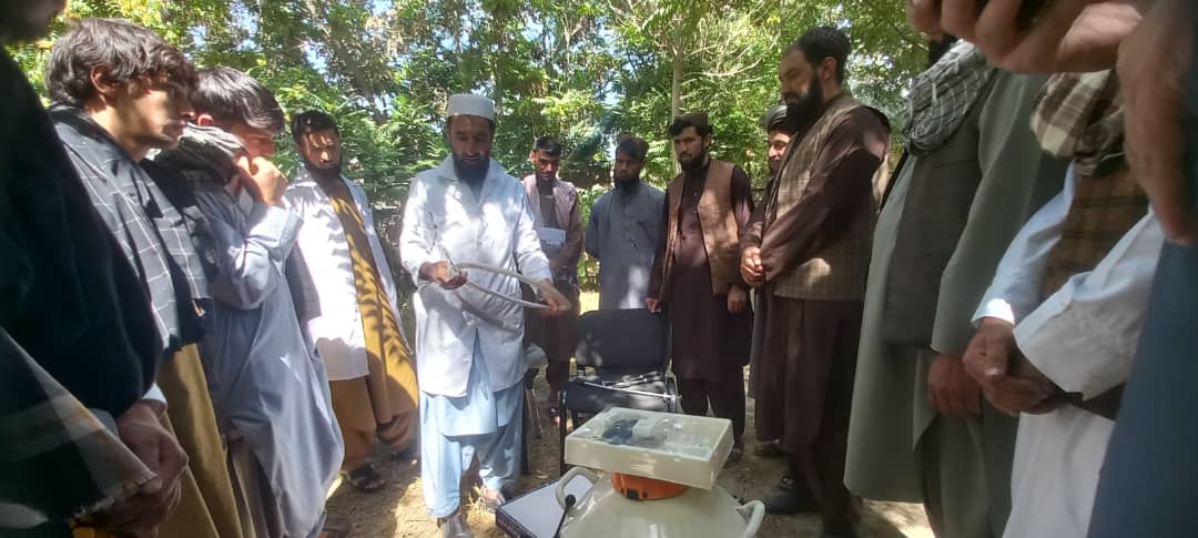 برگزاری برنامه آموزشی برای محصلان انستیتوت مسلکی زراعت ولایت بادغیس