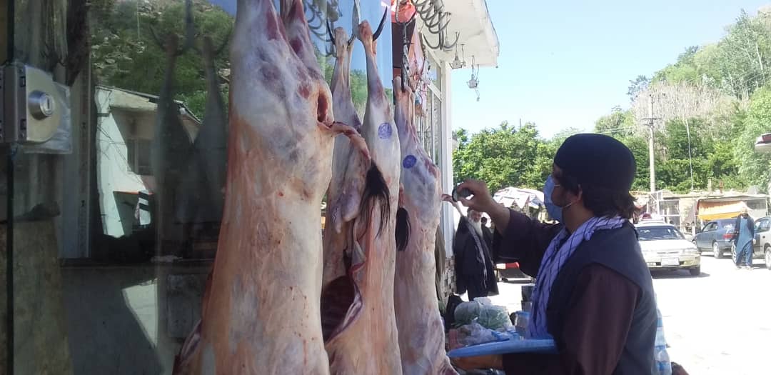 بررسی از  جریان فعالیت فروشنده‌گان محصولات حیوانی در بازار مرکز  پنجشیر 