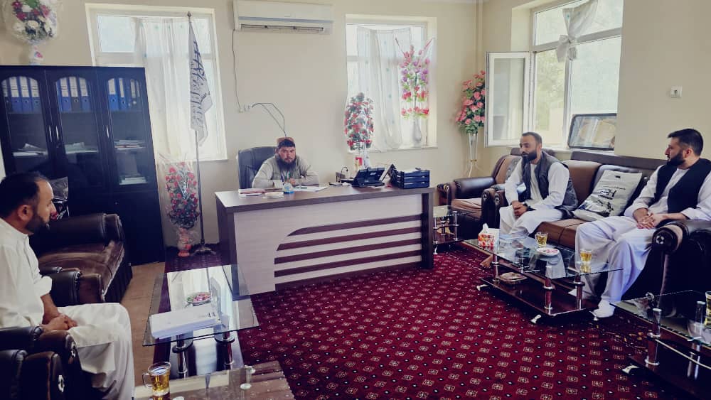 دیدار رئیس زراعت  ولایت بدخشان با مسول کمیته ناروی  