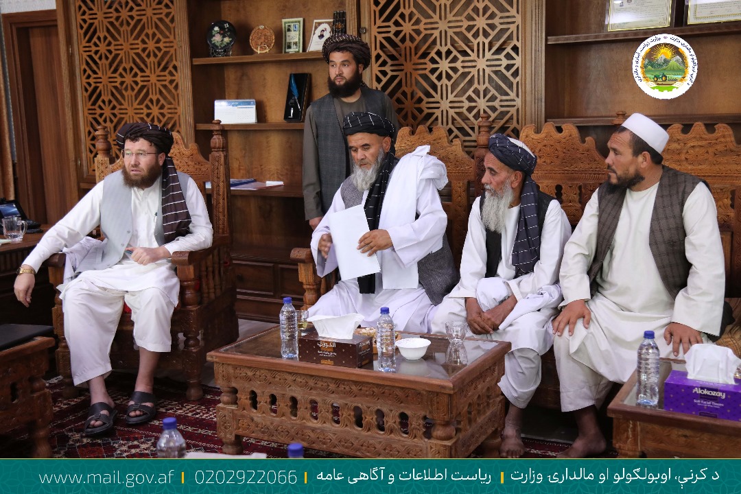 دیدار وزیر زراعت با بزرگان و متنفذین ولسوالی خواجه دوکوه ولایت جوزجان 