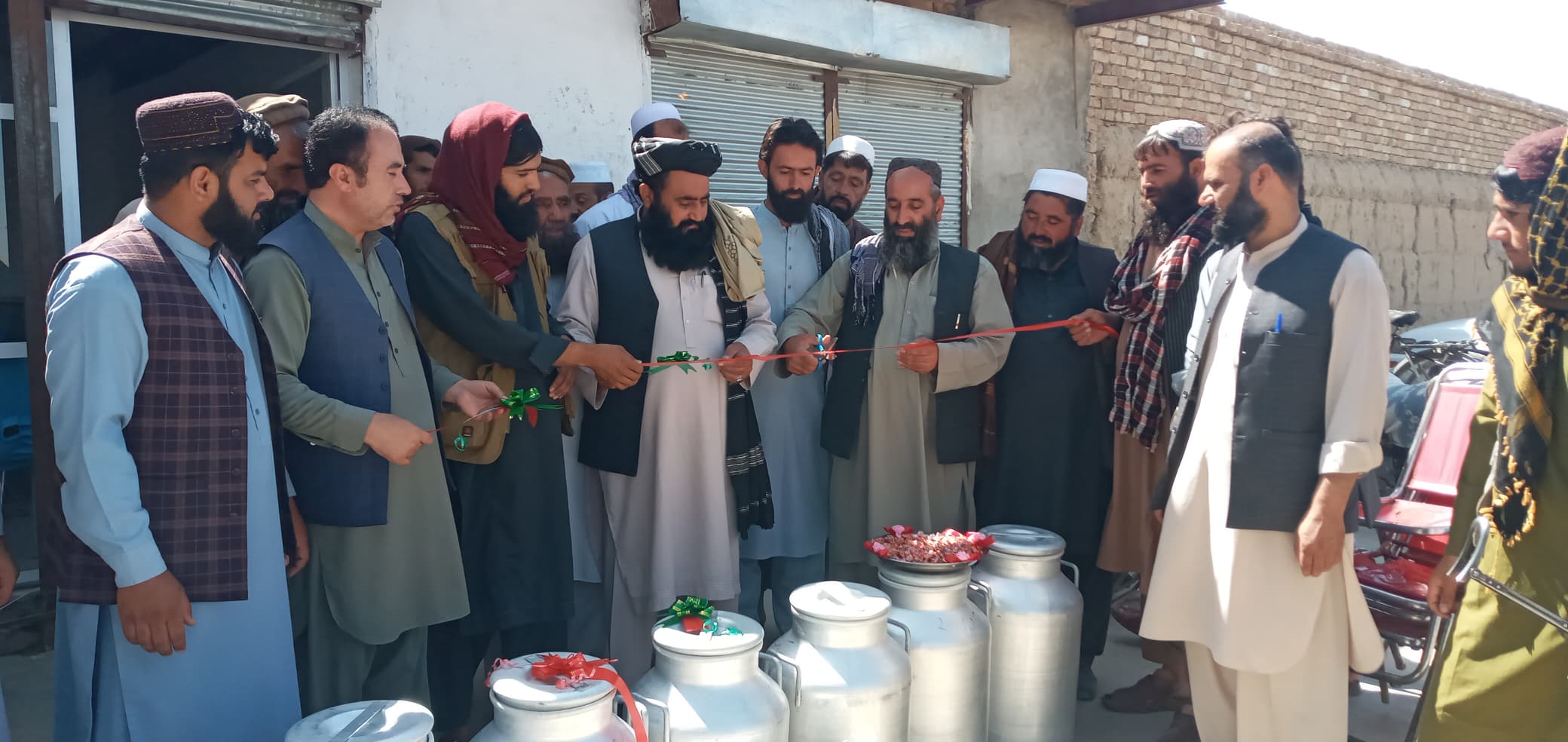 د لوګر محمدآغه کې د شېدو ټولولو مرکز جوړ او ګټې اخیستنې ته وسپارل شو