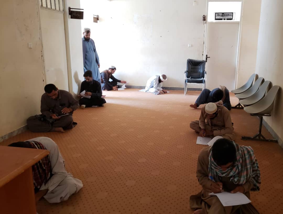 د نیمروز ولایت د کرنې ریاست د خالي بستونو ازموینه واخېستل شوه