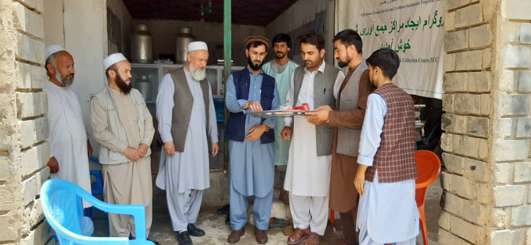 یک مرکز جمع آوری و پروسس شیر در مرکز ولایت تخار افتتاح شد