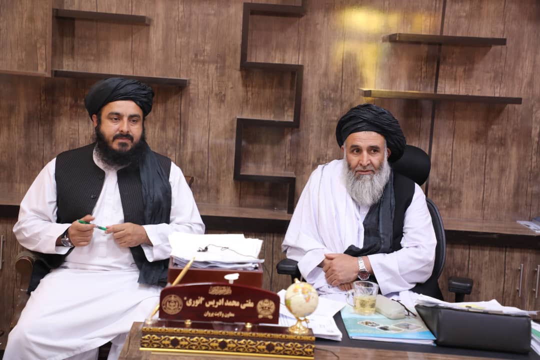 معین مالی و اداری وزارت زراعت با معاون والی ولایت پروان دیدار کرد