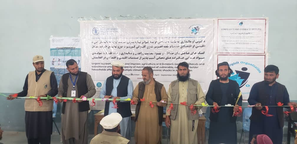 د نورستان مرکز کې سلګونو مالدارانو ته د څارویو خوراکي توکو وېش لړۍ پیل شوه