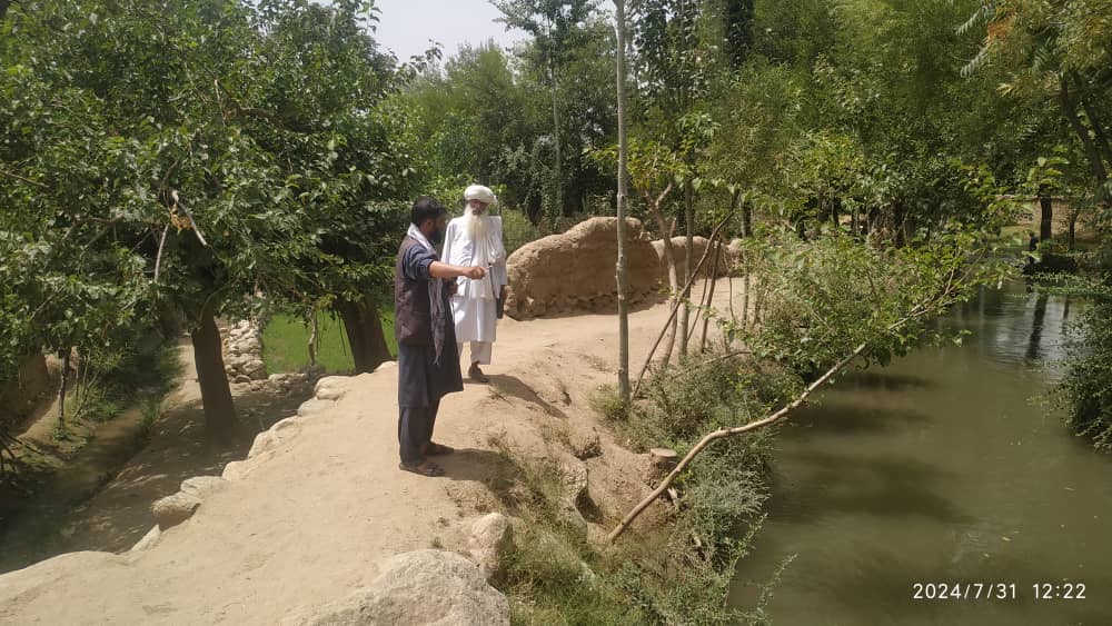 کار سروی ابتدايی بازوی کانال خواجه کاپیسا تکمیل گردید