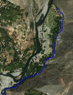 سروی کانال زراعتی قریه غجی ولسوالی رخه ولایت پنجشیر