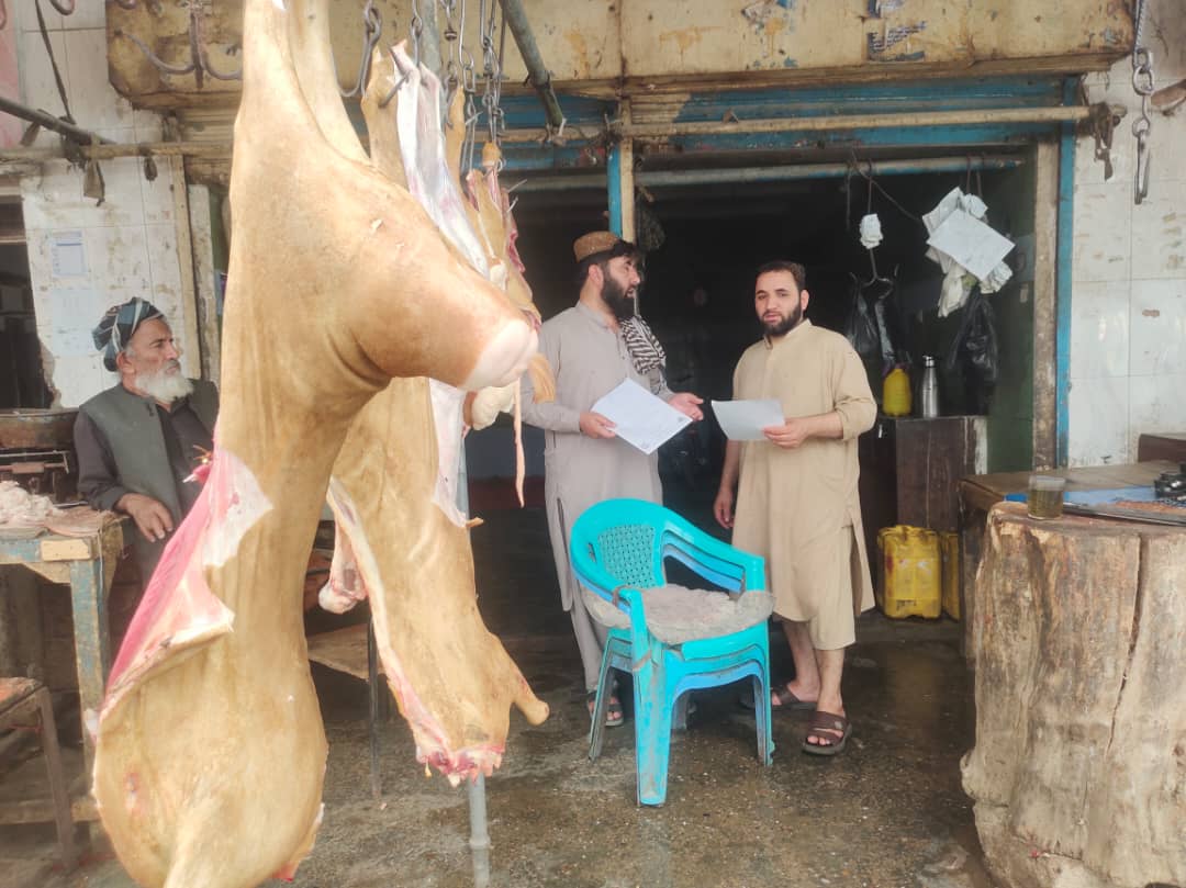 د هلمند مرکز لښکرګاه ښار کې په دوامداره توګه د څارویو حلالولو ځایونه څارل کېږي