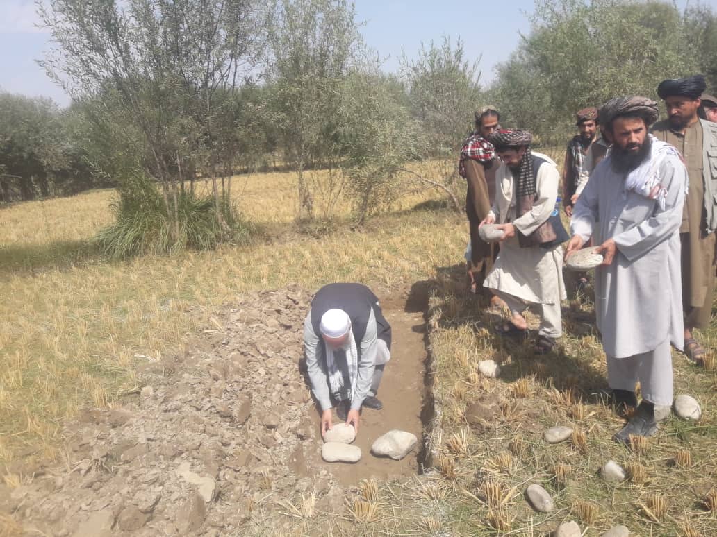 تهدابگذاری یک کشتارگاه معیاری مواشی در تخار