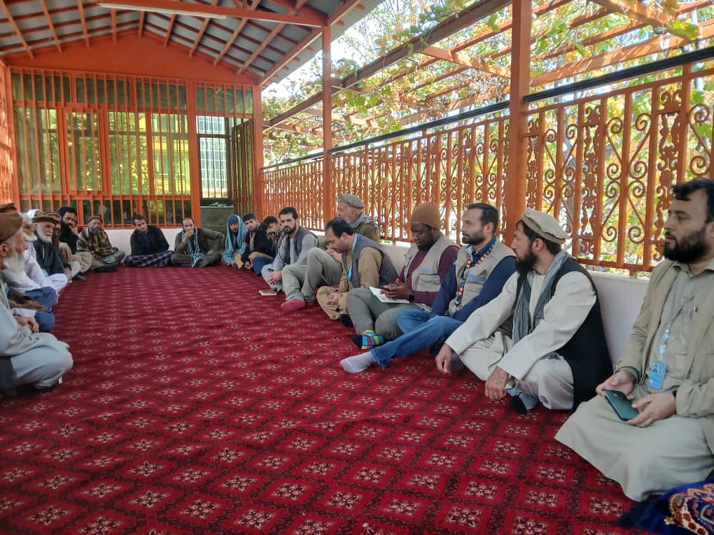 دیدار رئیس سازمان خوراک و زراعت ملل متحد با دهقانان ولایت پنجشیر
