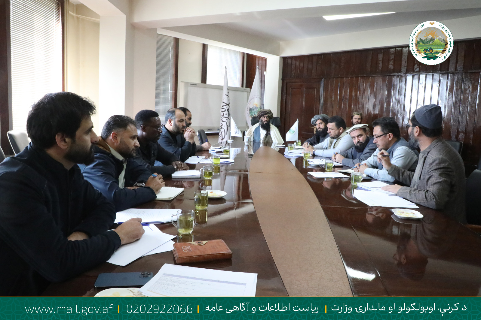 معین آبیاری و منابع طبیعی وزارت زراعت با مسئولین موسسه شورای پناهندگان دانمارک دیدار کرد