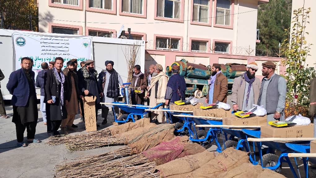 احداث ۲۵ جریب باغات جدید توت در ولایت پنجشیر