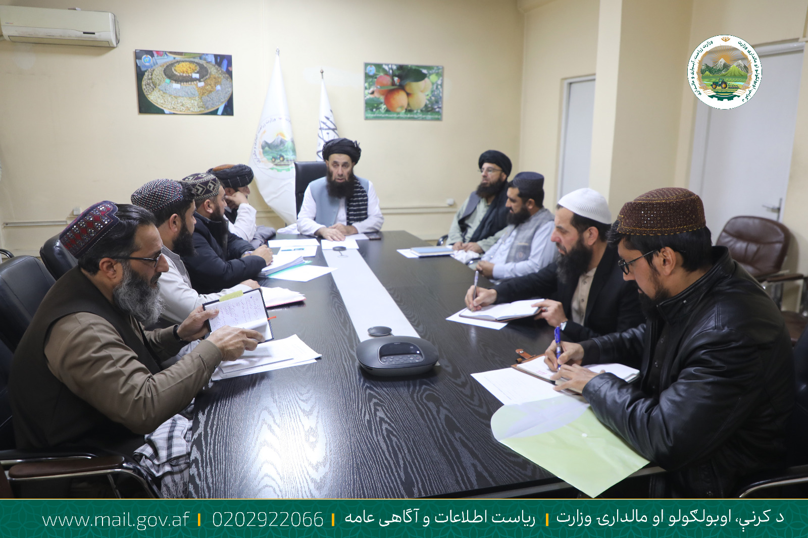 جلسه کمیته تخنیکی کود تحت سرپرستی معین زراعت و مالداری برگزار شد