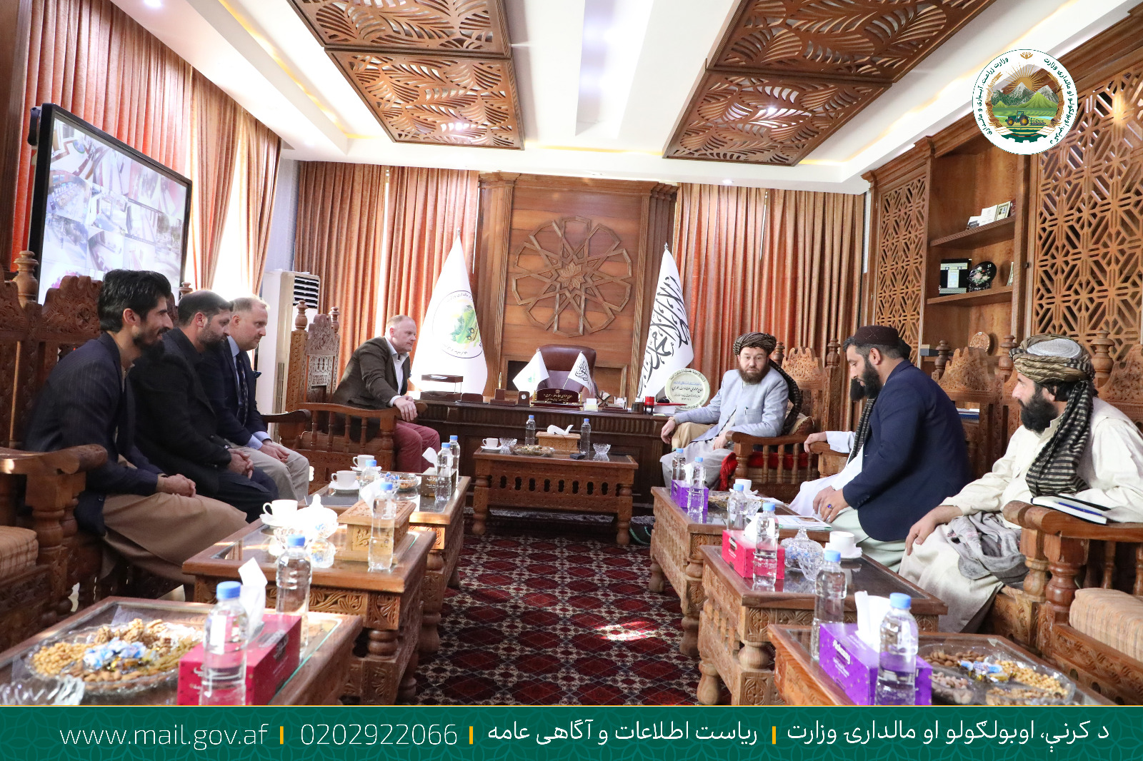 دیدار وزیر زراعت با مسئولان موسسه "زرع برای صلح"