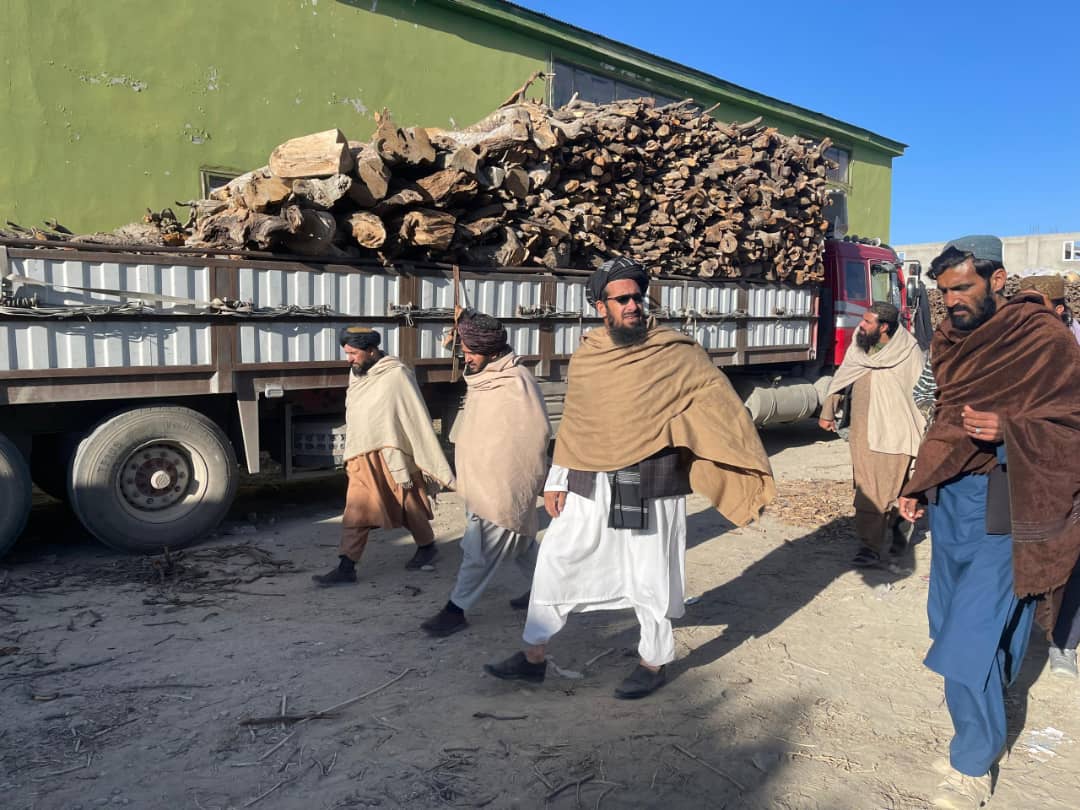 پکتیکا ولایت کې ضبط شوو لرګیو څخه، د کرنې اوبو لګولو او مالدارۍ رییس لیدنه