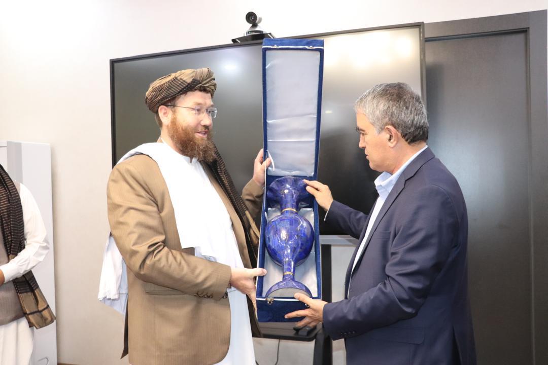 د افغانستان د کرنې وزیر د ازبکستان د اوبو او انرژۍ وزارت له مسؤلینو سره وکتل