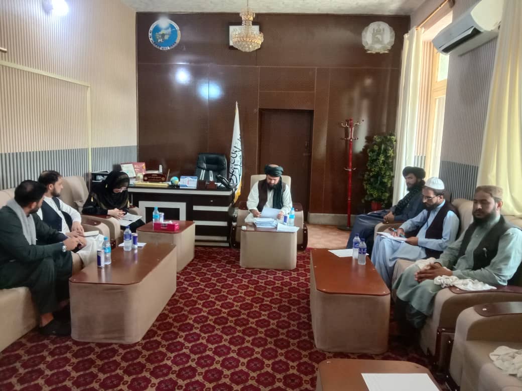 ننګرهار کې دکرنې او مالدارۍ سکتور پیاوړتیا او ستونزو حل په موخه د همغږۍ ناسته ترسره شوه