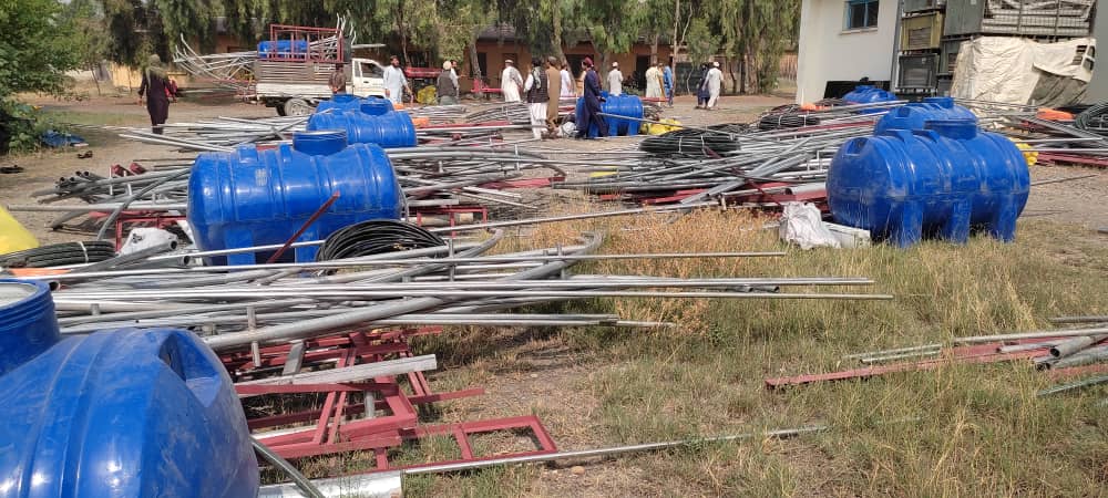خوست کې یوشمېر بزګرانو ته شنې خونې جوړېږي