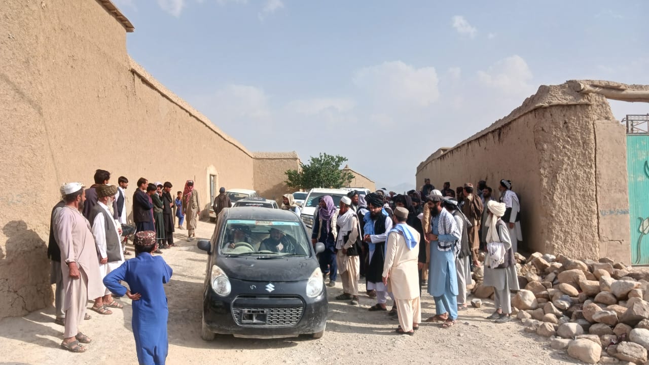 د پکتیا دکرنې ریاست: د راضۍ لوی ریاست پلاوی د فیروز خېلو سیمې له کورونو څخه لیدنه وکړه